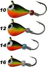 Ice Jig Size Chart