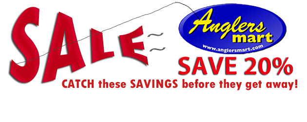 Anglers Mart 20% Ice Fishing Tackle Valentines 2014 Sale