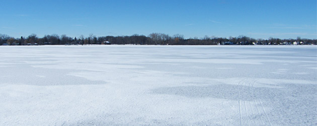 Ice covered lake, is it safe?