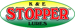K & E Tackle Stopper Lures Logo
