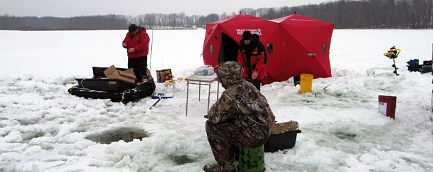 The 2012 Ultimate Fishing Show adds a large ice fishing gear compliment and ice fishing seminars