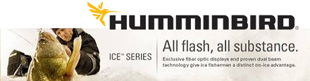 New Humminbird ICE Flasher Series 6-color LCD fishfinders