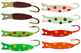 K & E Stopper Lures Best Russian Spoon colors