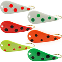 K&E Stopper Lures Essex Russian Spoon colors