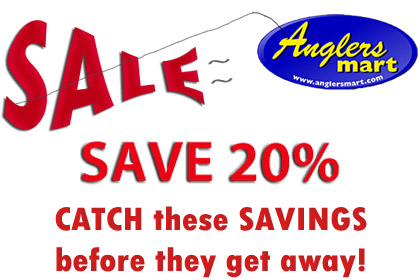 Anglers Mart 20% Ice Fishing Tackle Valentines Sale