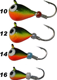 Try downsizing your ice jig if the fish aren't biting during last ice like they did earlier in the ice fishing season