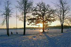 Cadillac Lake ice fishing